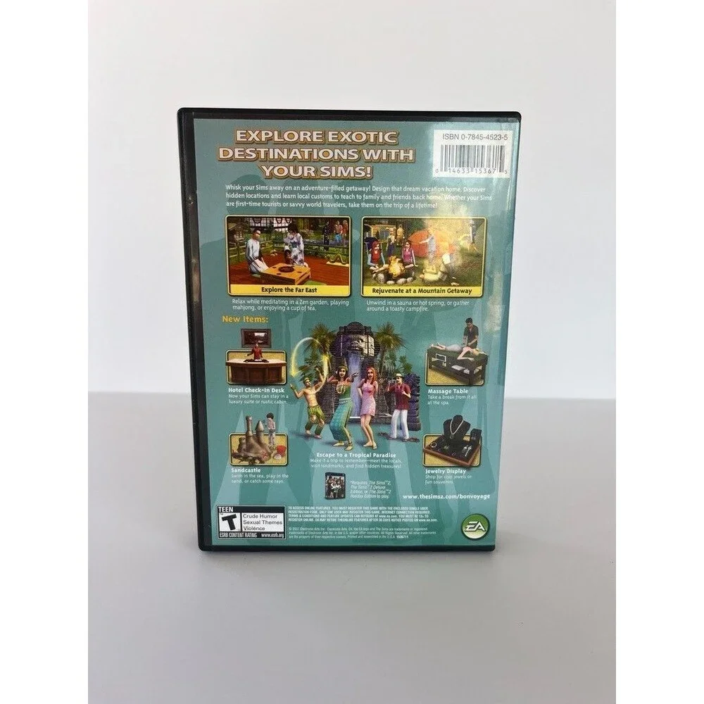 The Sims 2 Expansion Pack Lot – Bon Voyage, FreeTime, Pets (PC CD-ROM) – Bundle